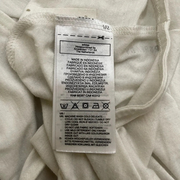 Women’s Adidas Karlie Kloss racerback Tank Top white Medium - Picture 4 of 4
